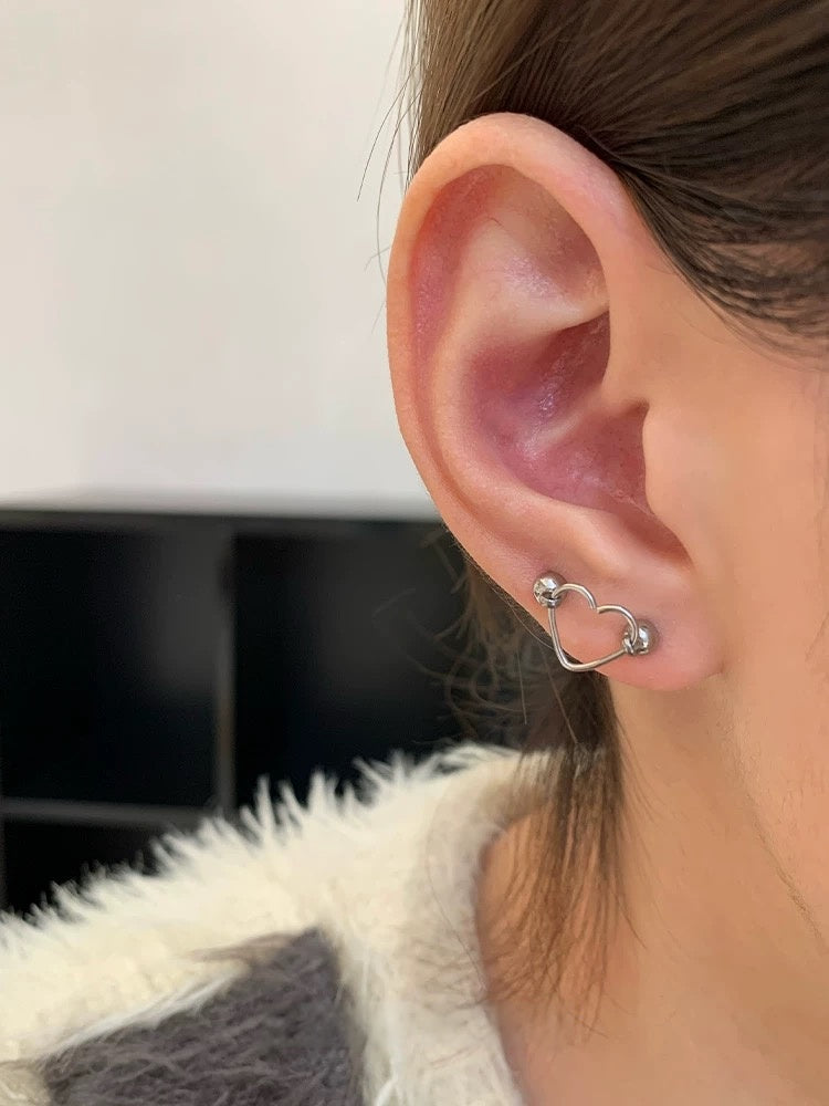 Heartwired Industrial Earrings