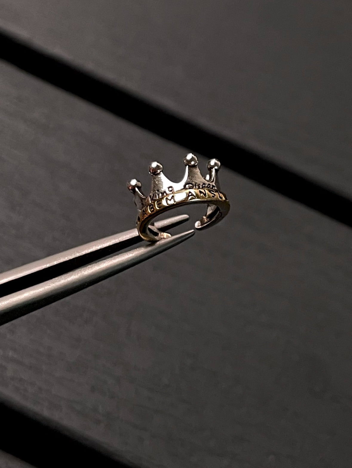 King & Queen Crown Cuff Conch Earrings