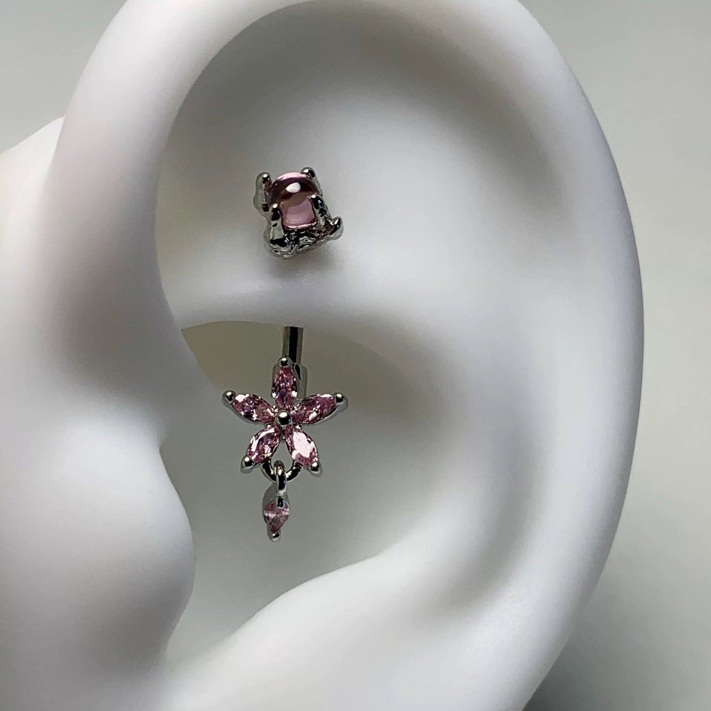 Sakura Drop Rook / Daith Earrings