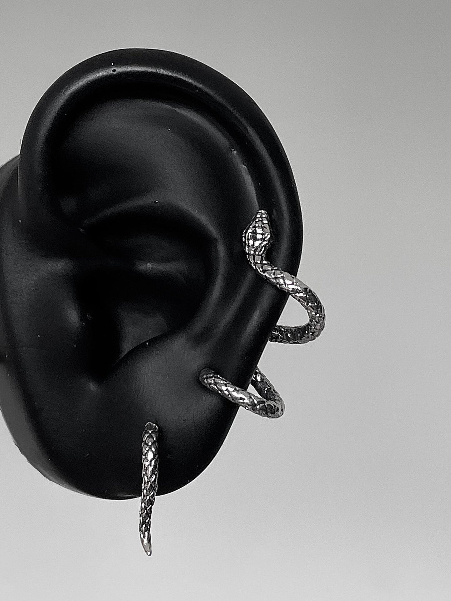 Snake Twirl Lobe Earrings