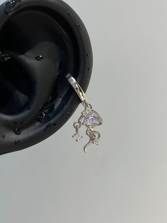 Lunar Jellyfish Helix Earrings