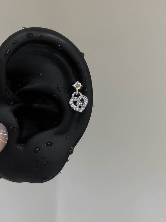 Crystal Vice Helix Earrings