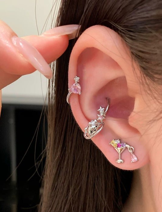 Kitty Star Conch Earrings