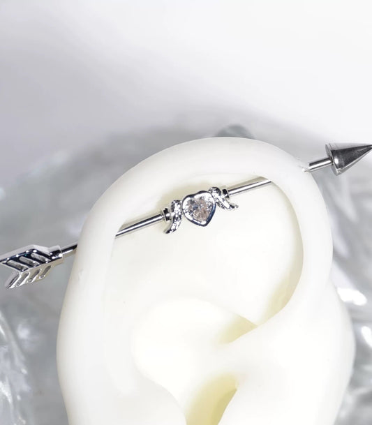 Love arrow Industrial Earring