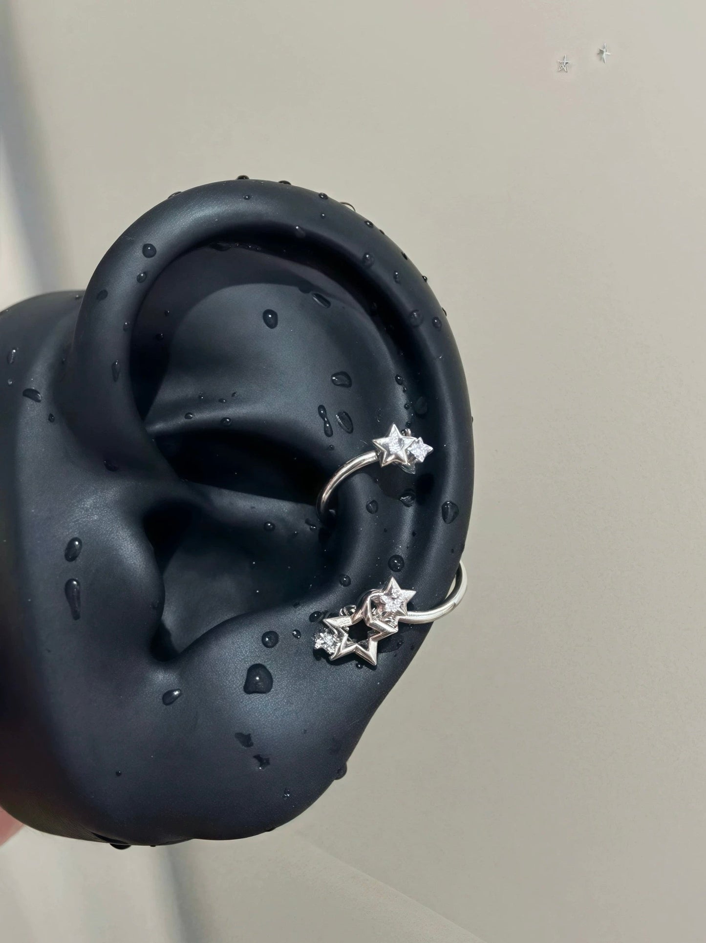 Swirling Star Conch Earrings