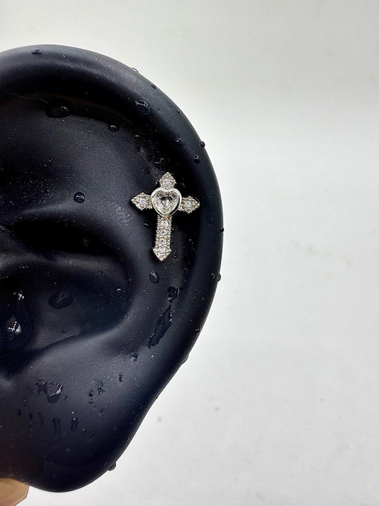 Crystal love Helix Earrings