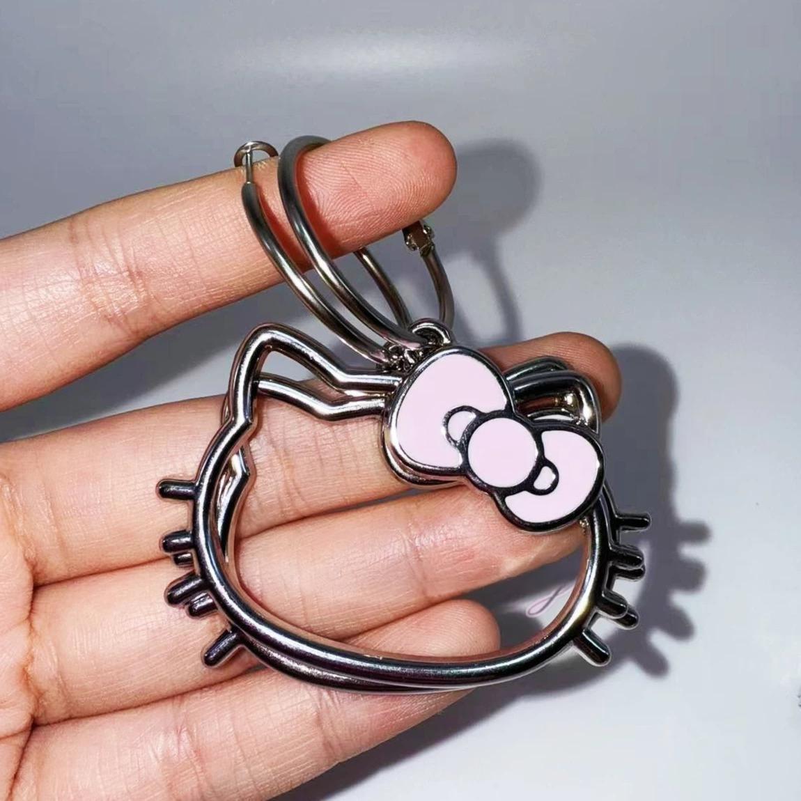 Kitty Charm Hoop Earrings