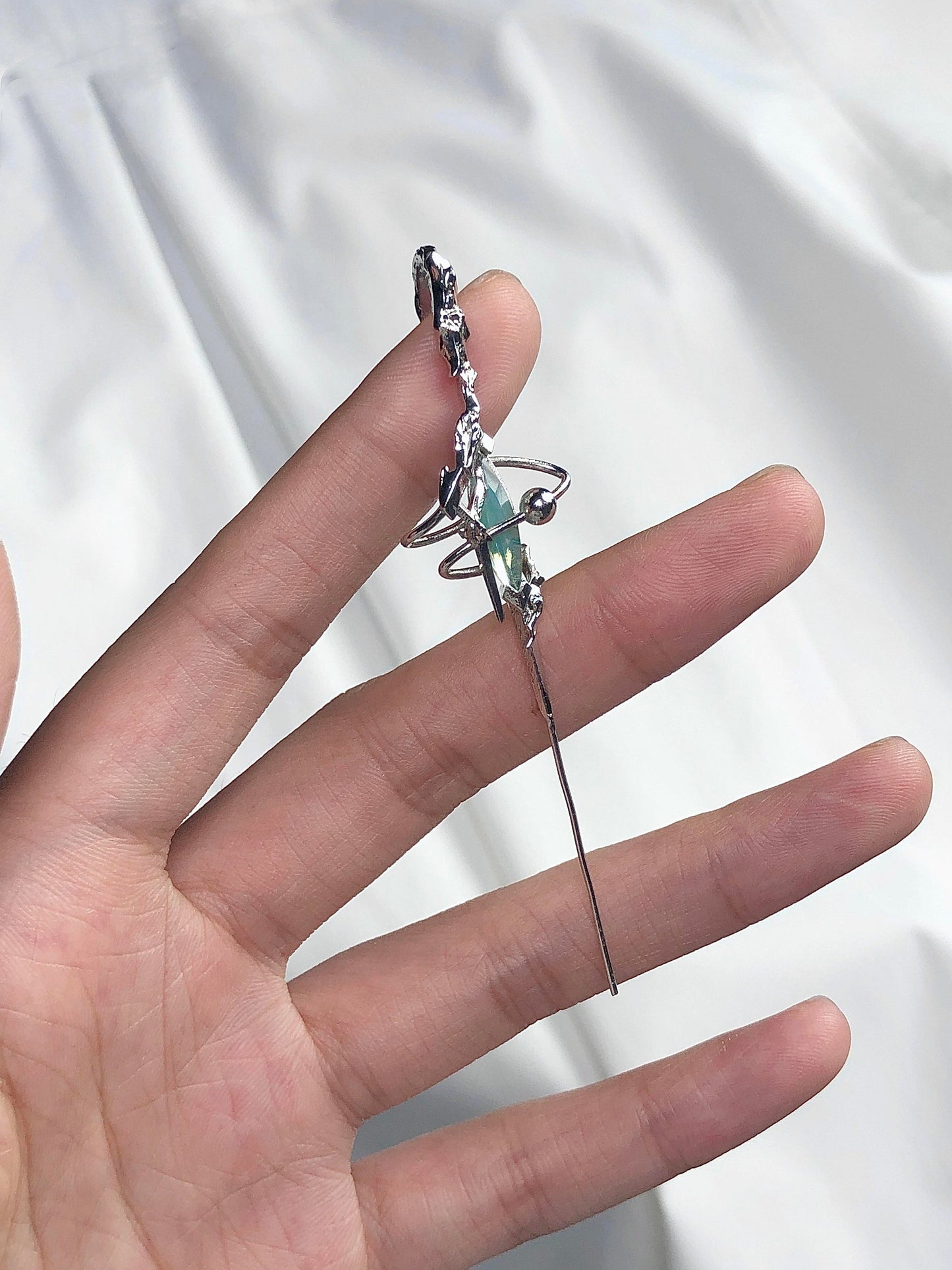 Nebula Void Cuff Earrings