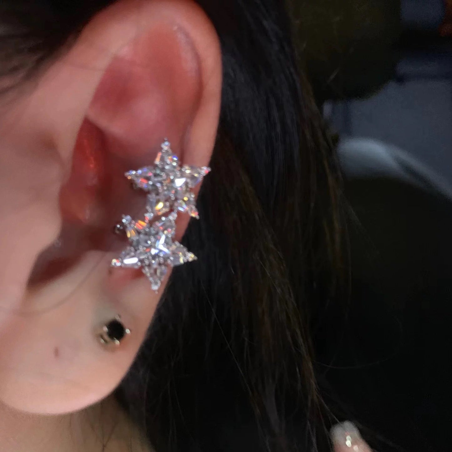 Duastra Cuff Conch Earrings