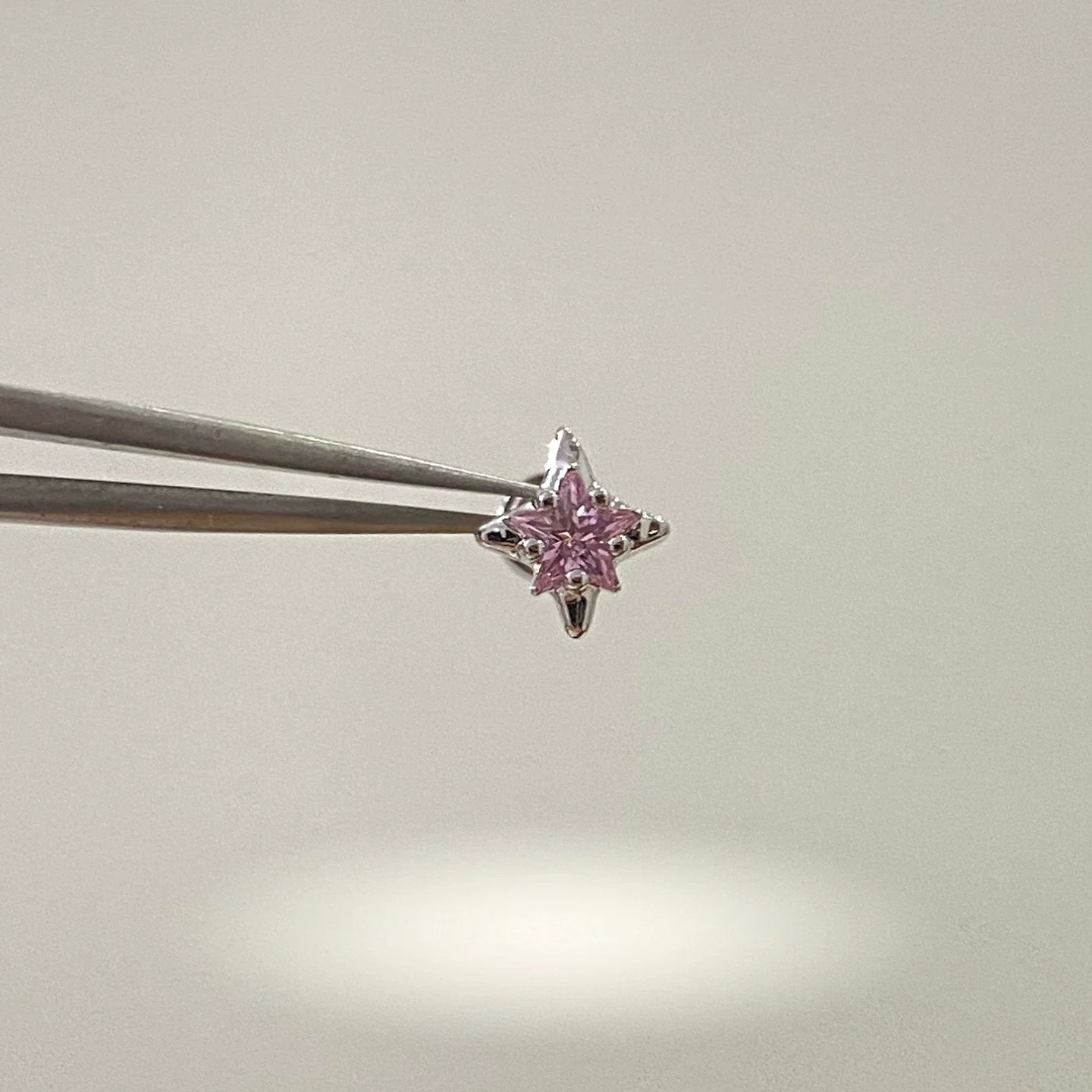 Polar Star Helix Earrings (pink)