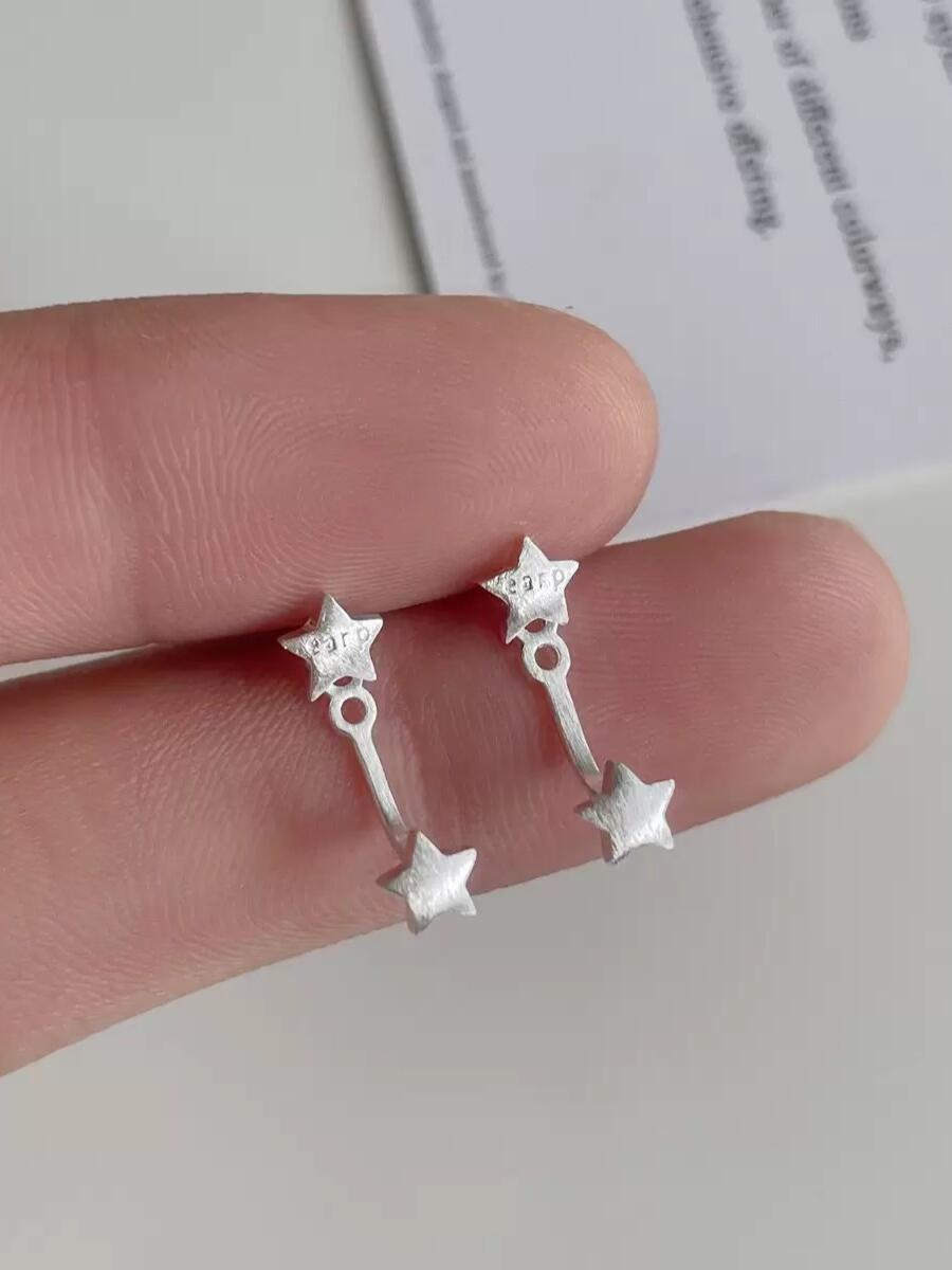 Double Star Earrings