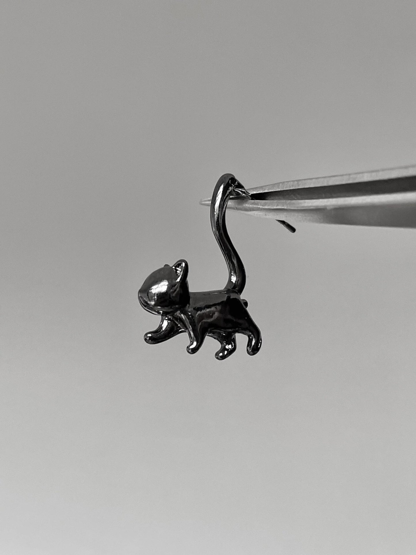 Hanging Kitten Earrings