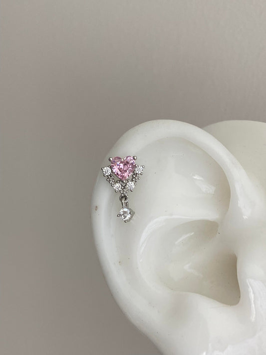 Love Static Helix Earrings