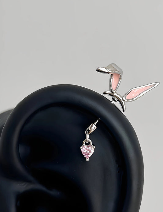 Bunny Ears Vertical Helix Earrings