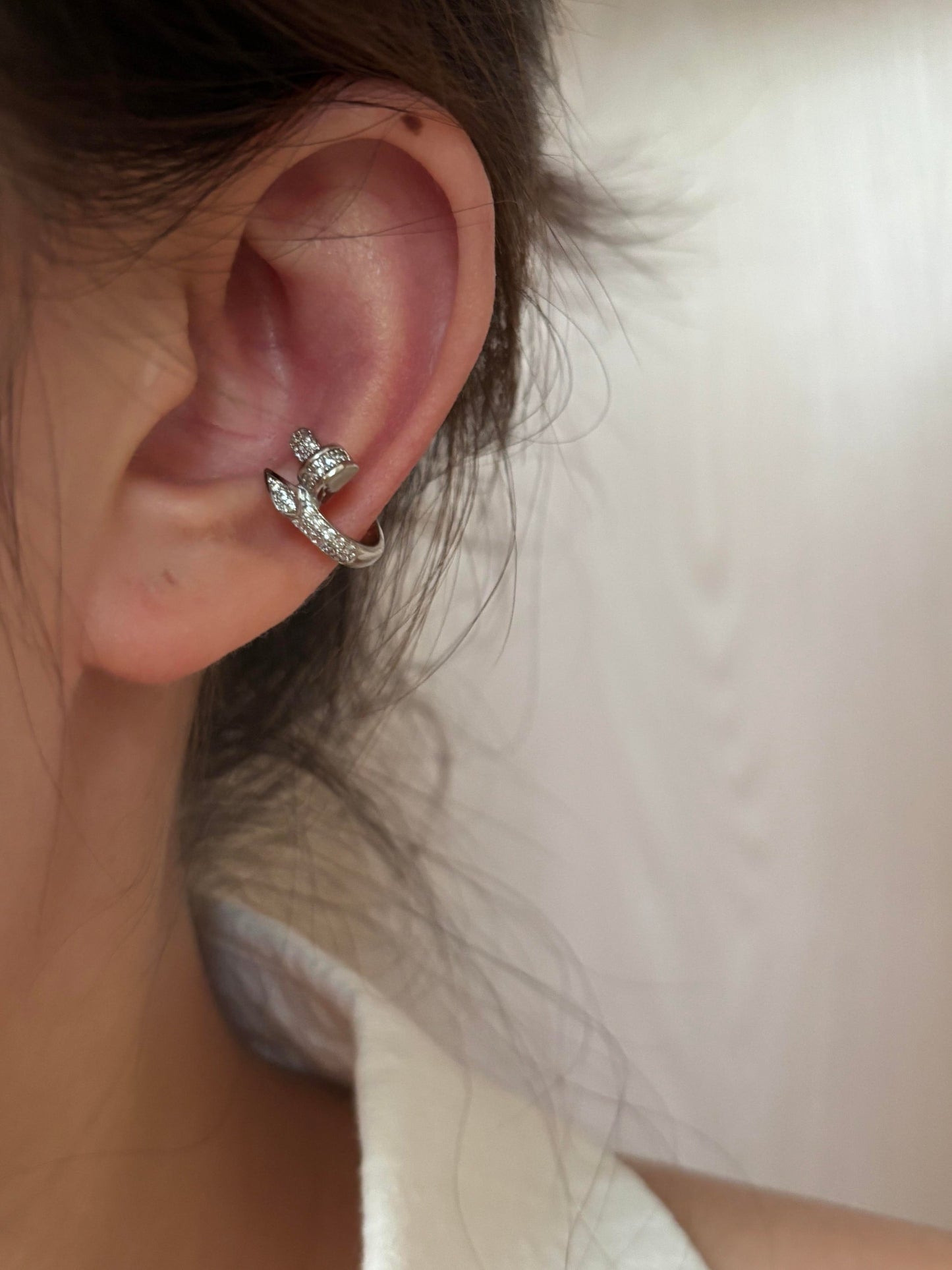 Twilight Clasp Cuff Conch Earrings