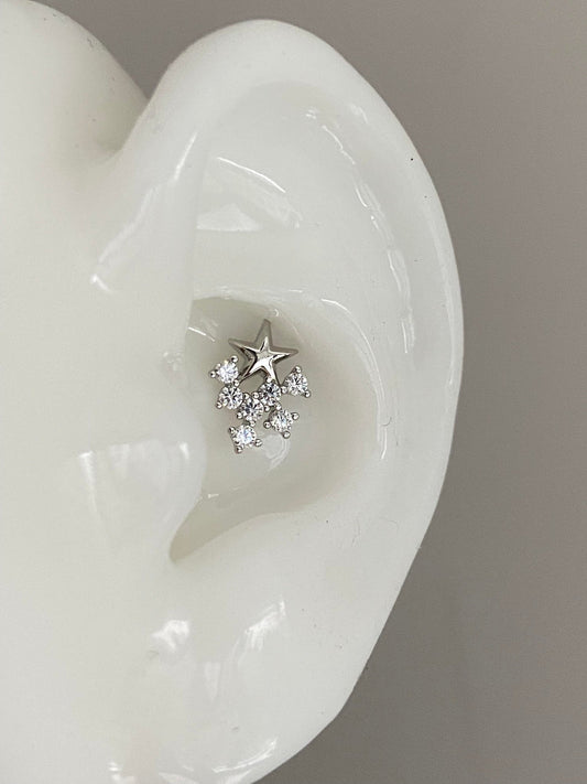 Star Sparks Helix Earrings