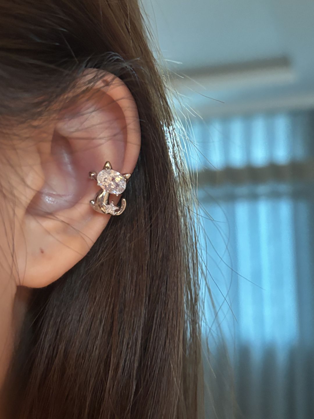 Catcon Cuff Conch Earrings