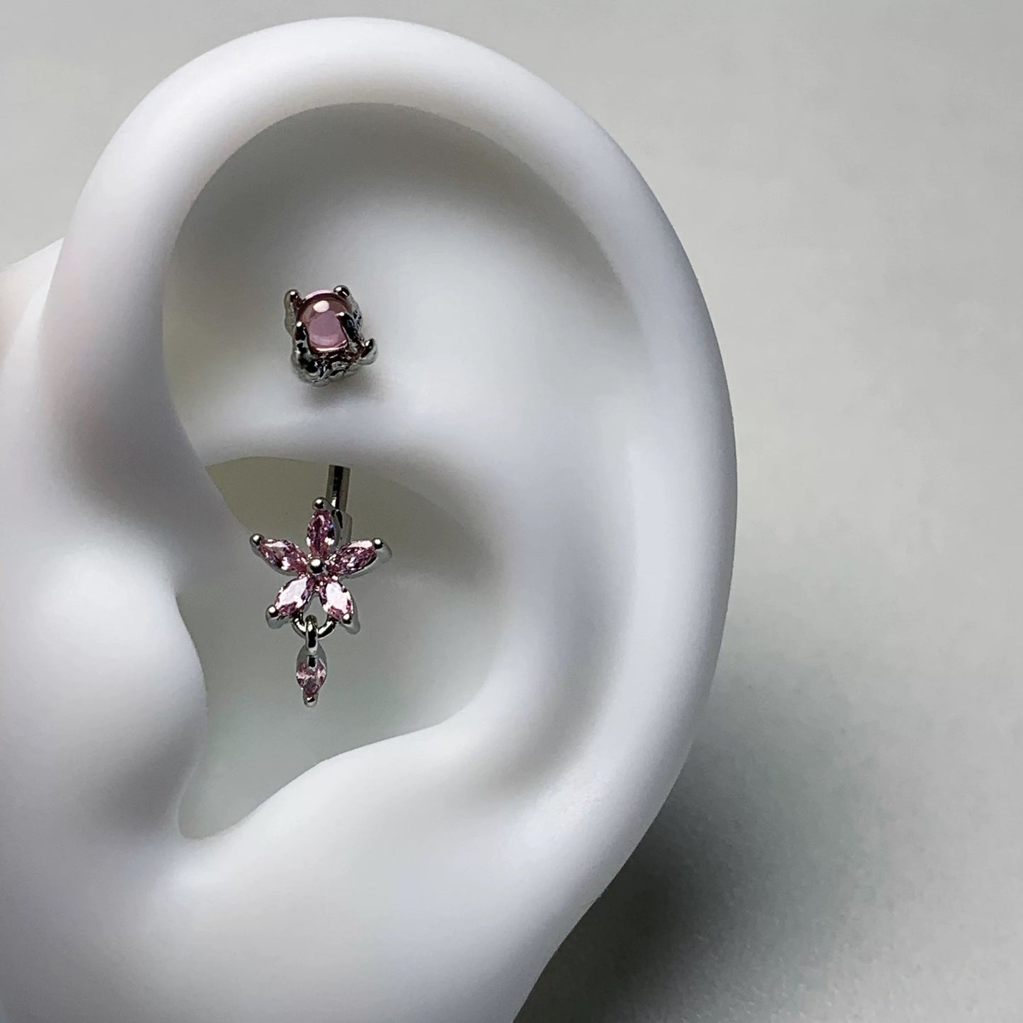 Sakura Drop Rook / Daith Earrings