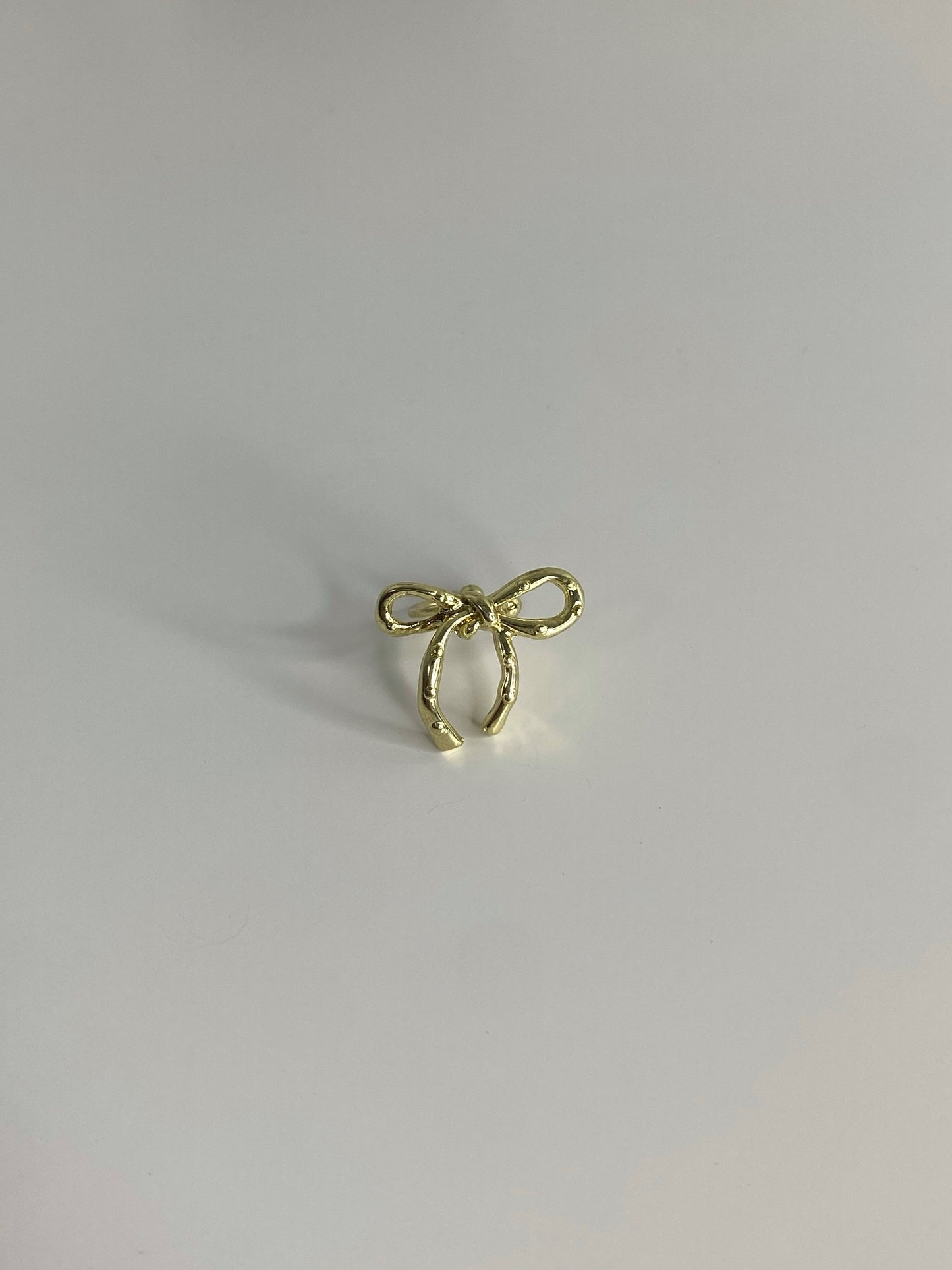 Fleur Knot Gold Helix Earrings