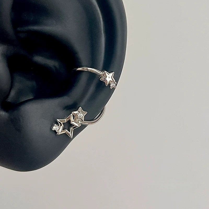 Swirling Star Conch Earrings