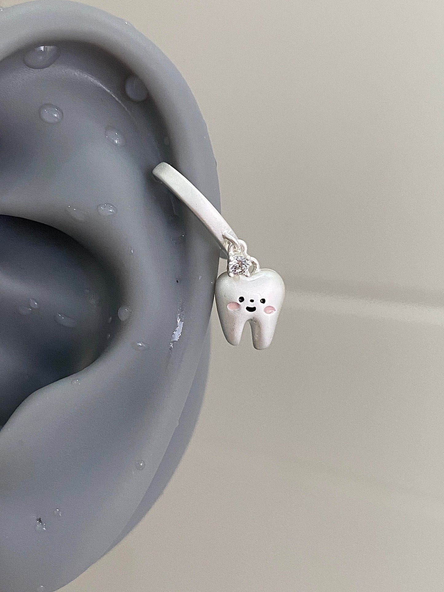 Tooth Smile Helix Earrings