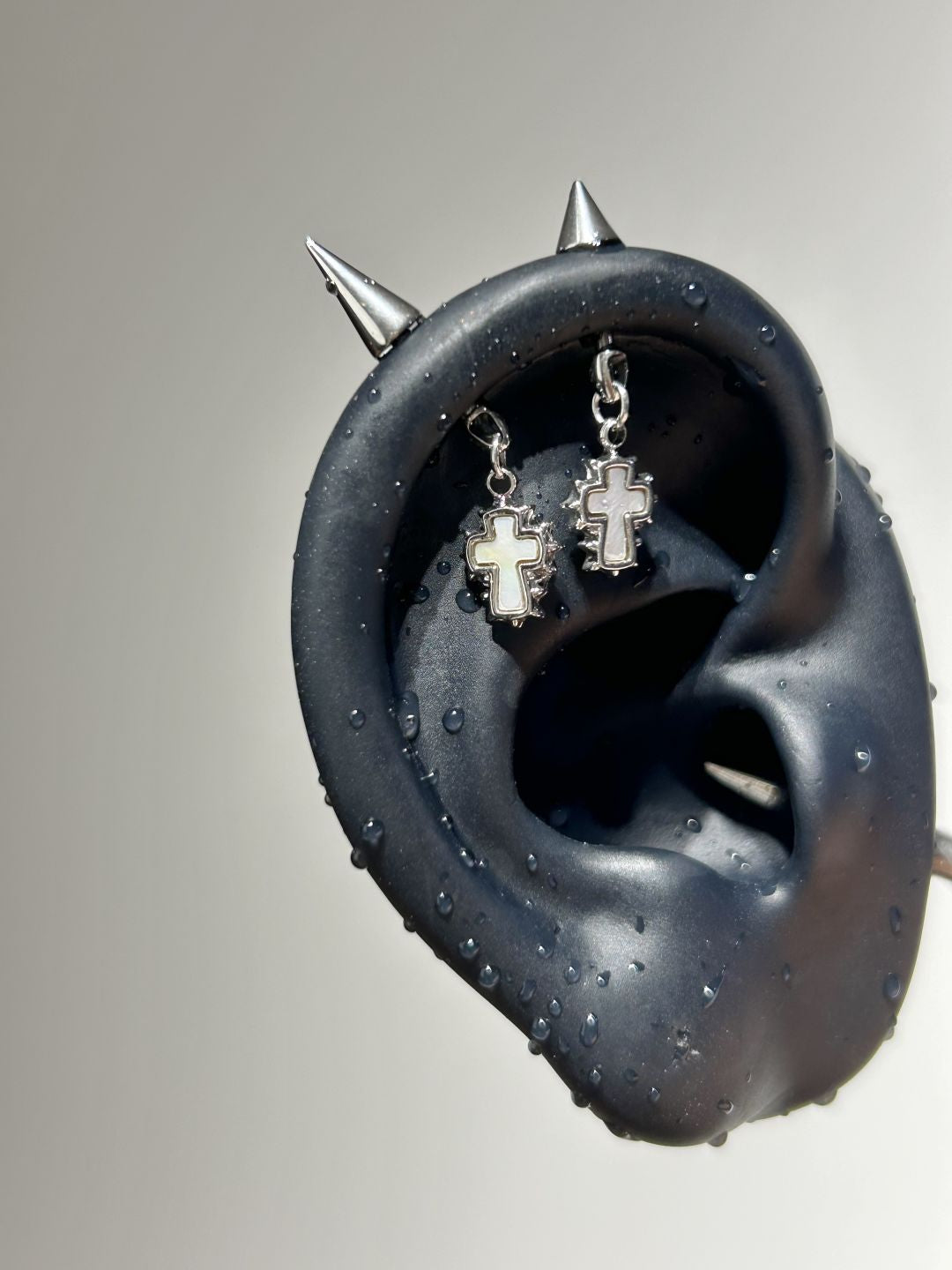 Sanctum Spikes Vertical Helix Earrings