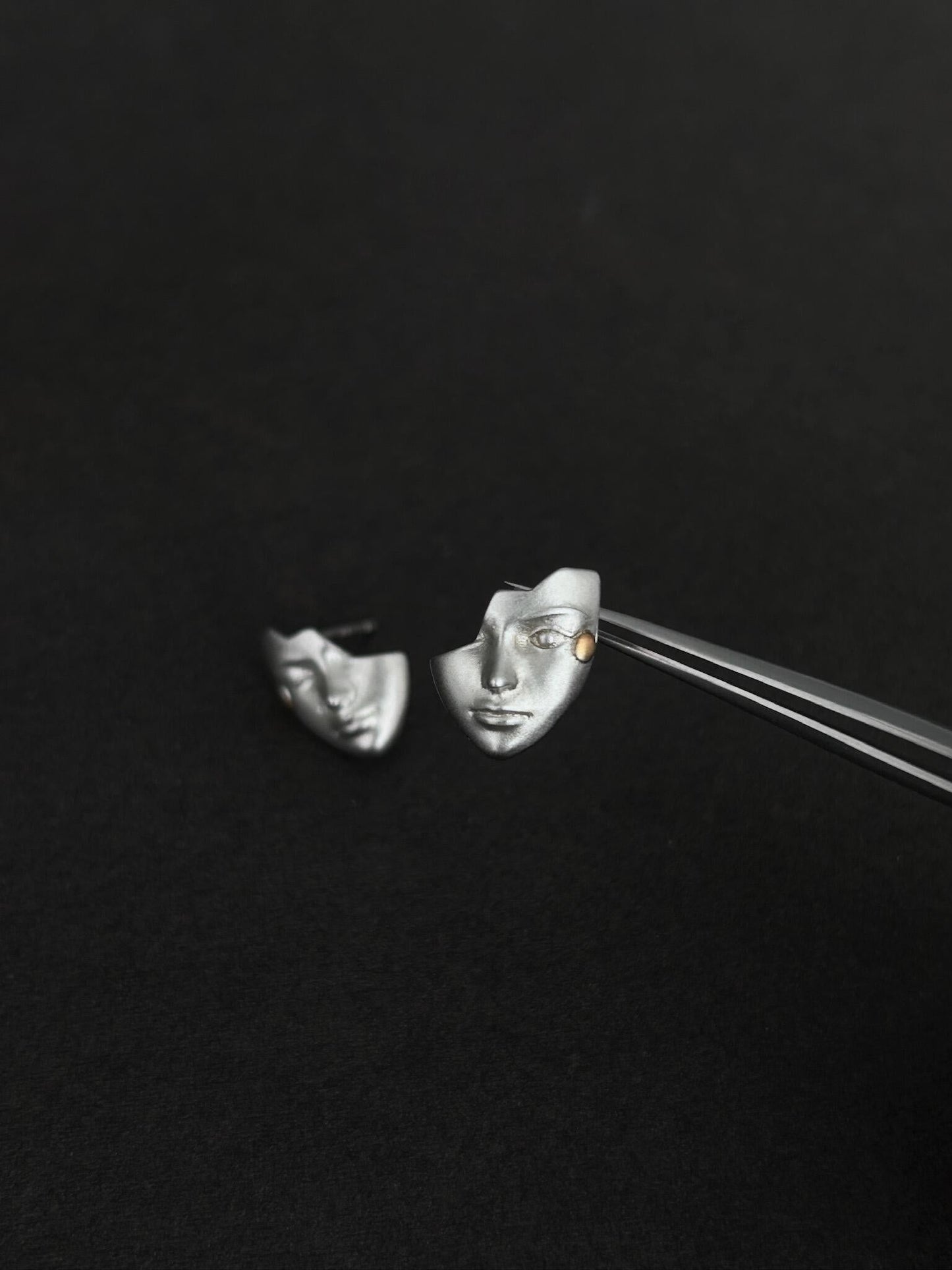 Shattered Face Earrings