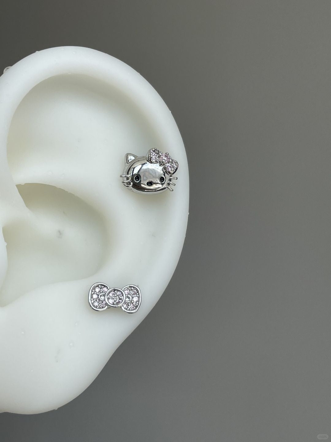 Twinkle Kitty Helix Earrings