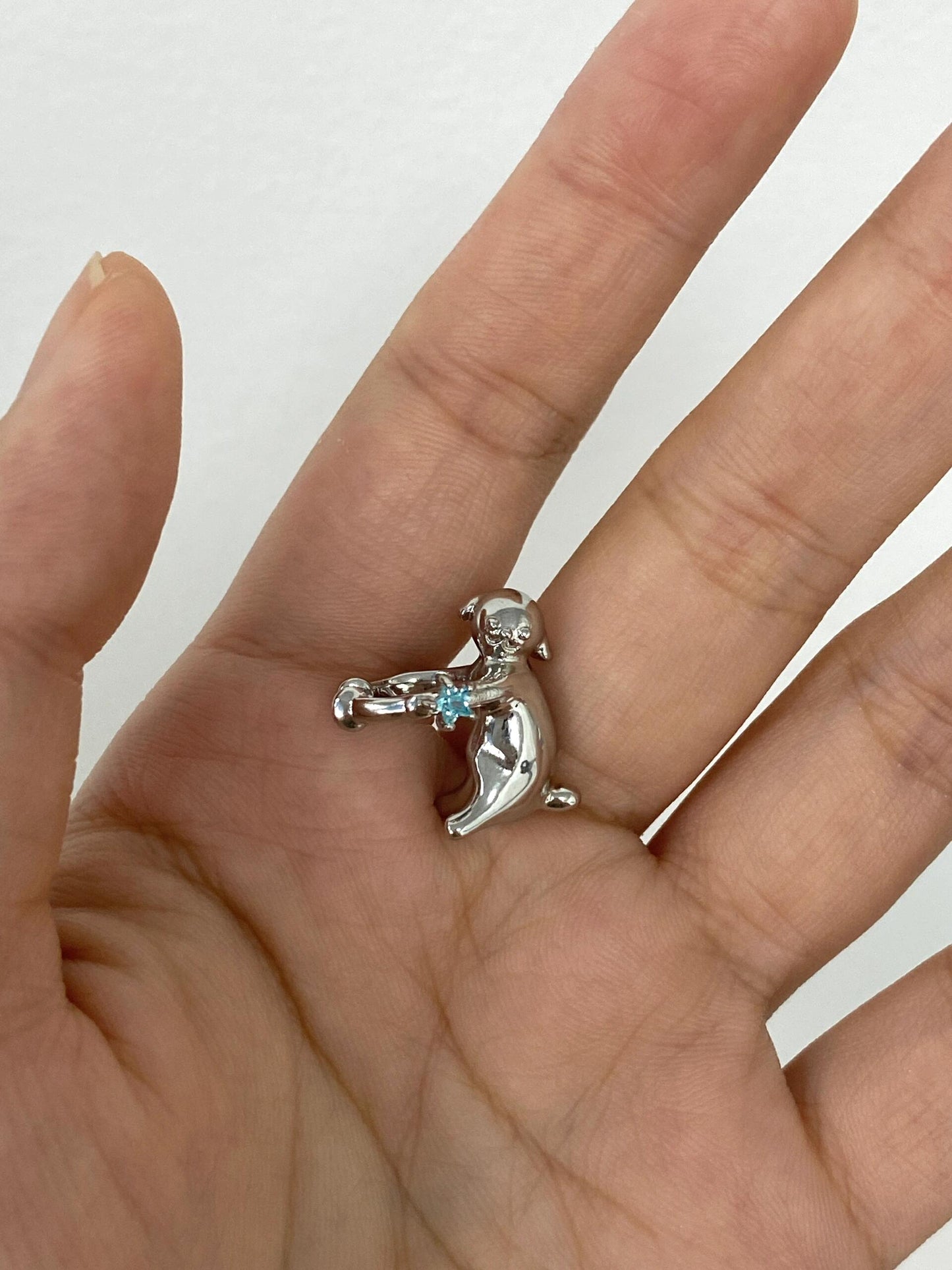 Puppy Ear Hug Cuff Conch Earrings