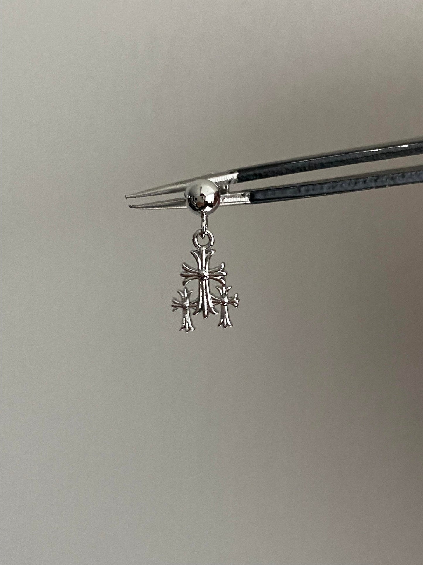 Triple Cross Helix Earrings