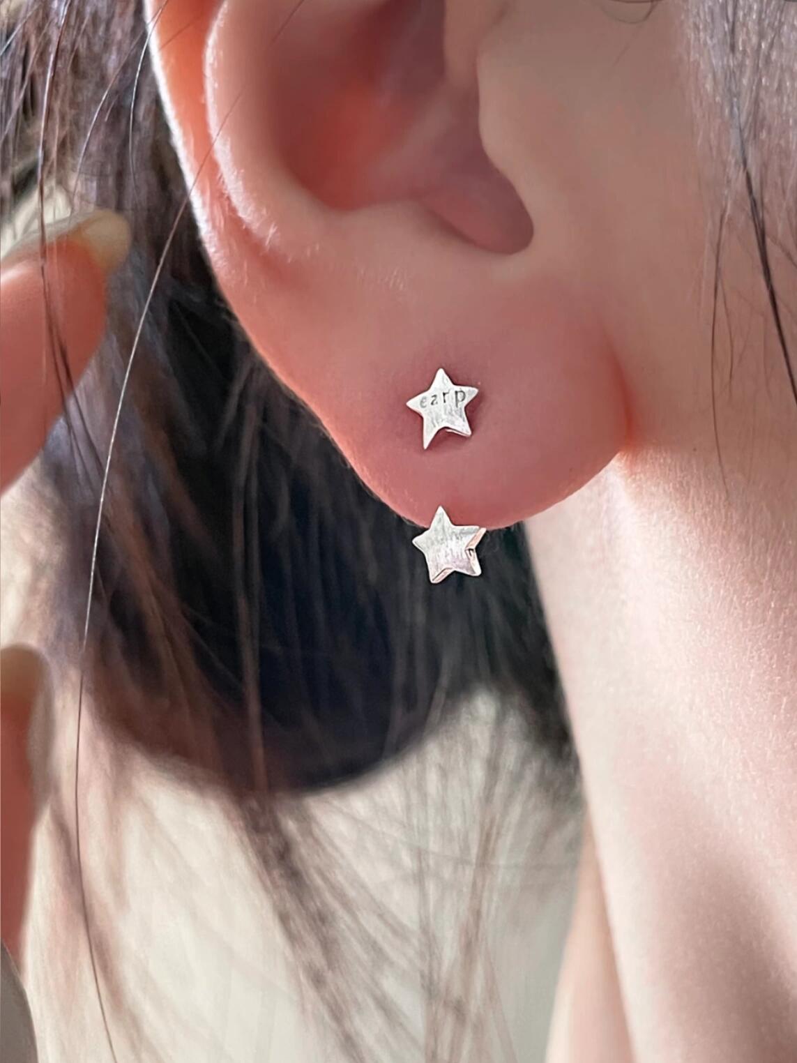 Double Star Earrings