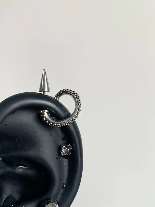 Octocoil Vertical Helix Earrings