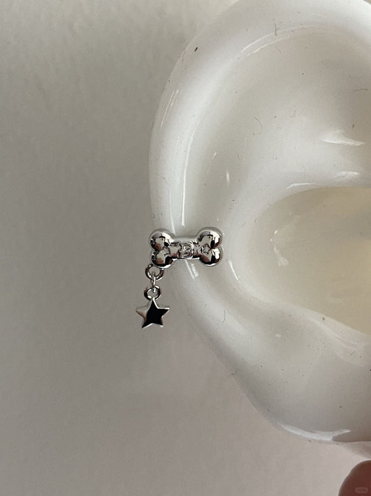 Bone Star Helix Earrings