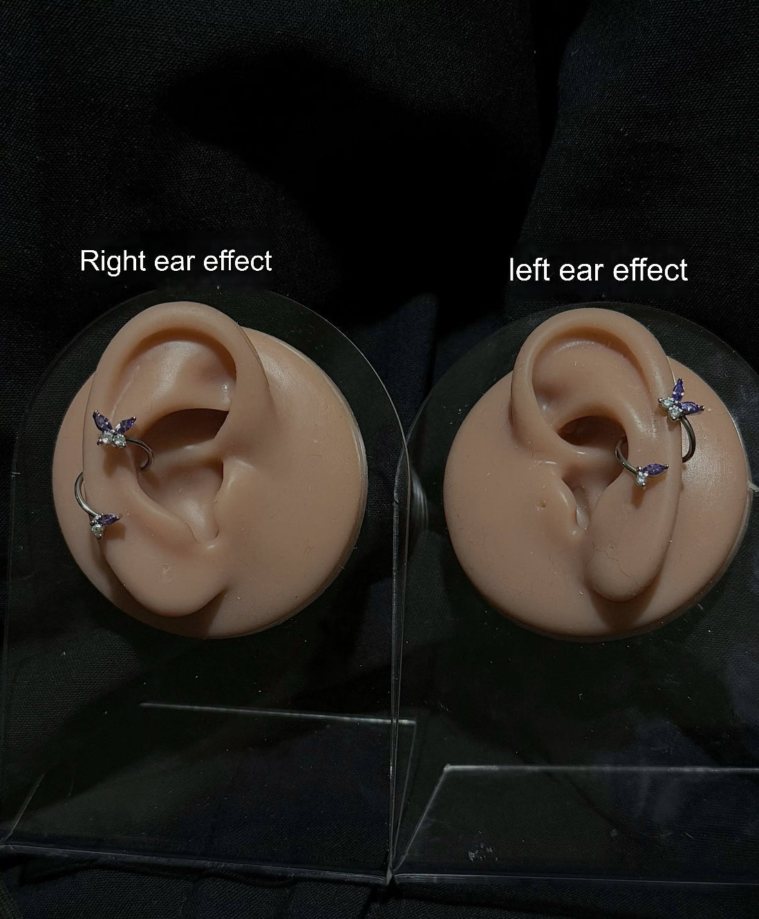 Wisteria Butterfly Conch Earrings