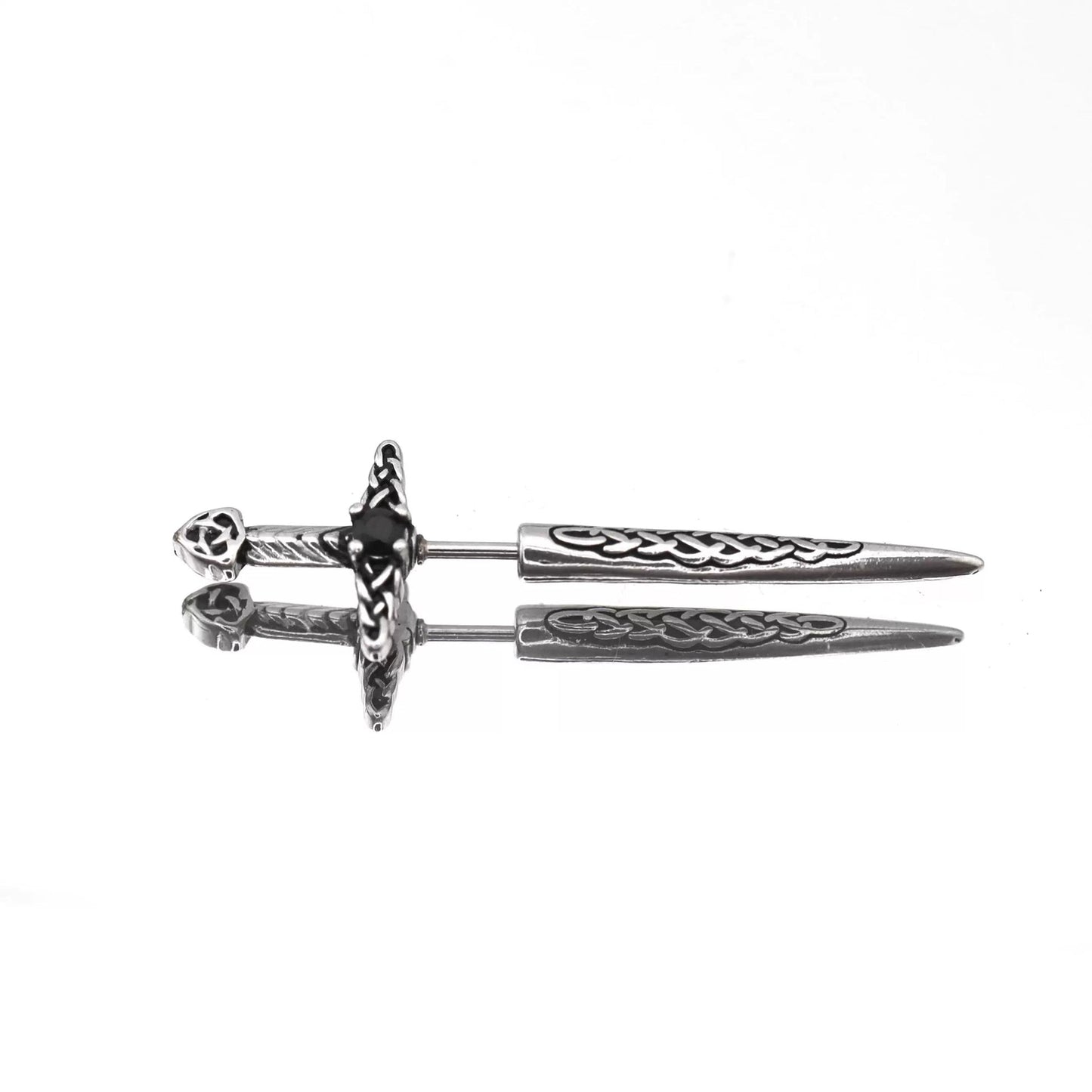 Excalibur Vertical Helix Earrings