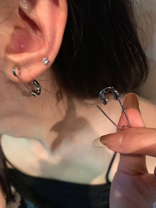 Safety Pin Earrings