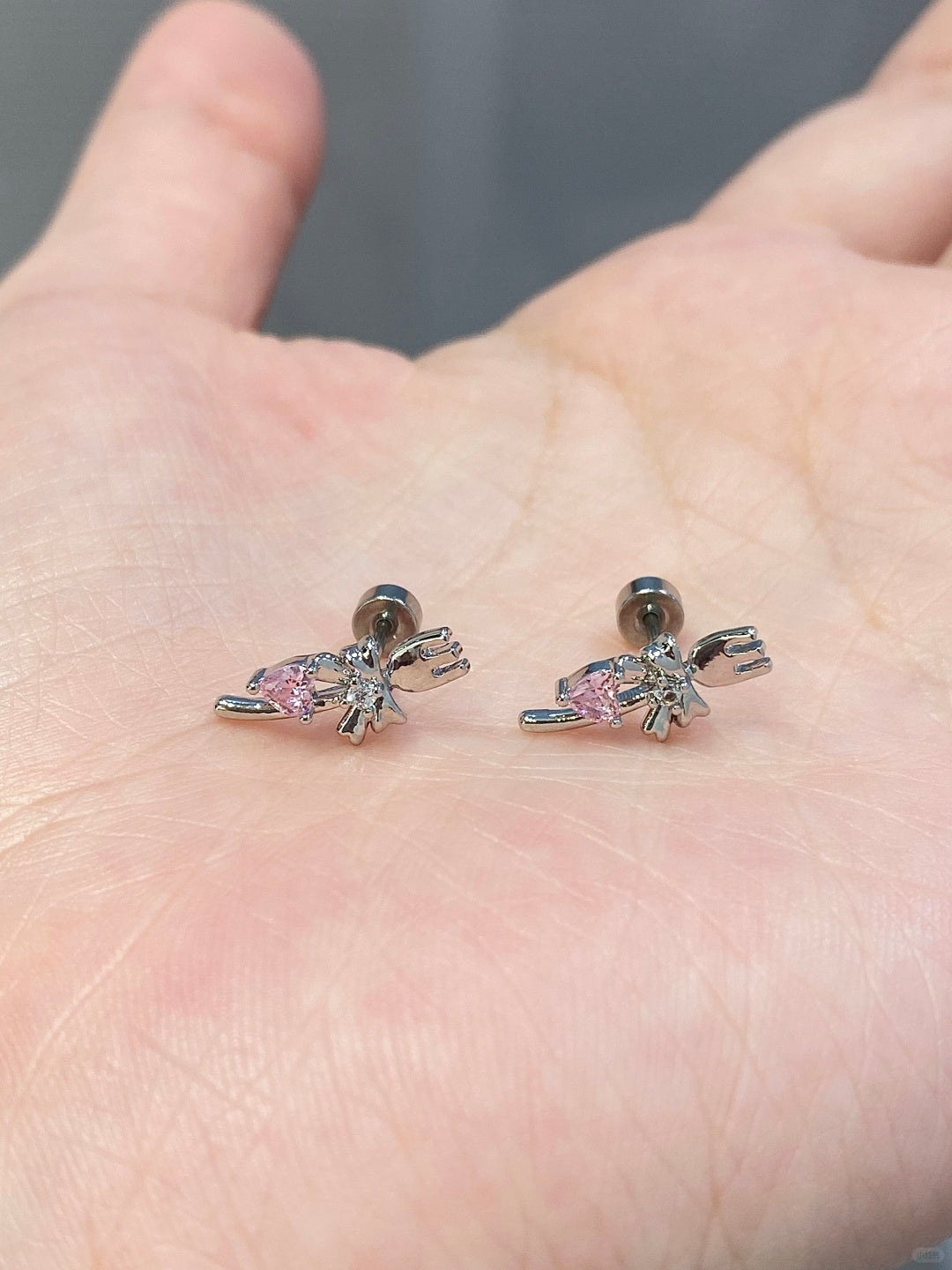 Bowed Bite Helix Earrings