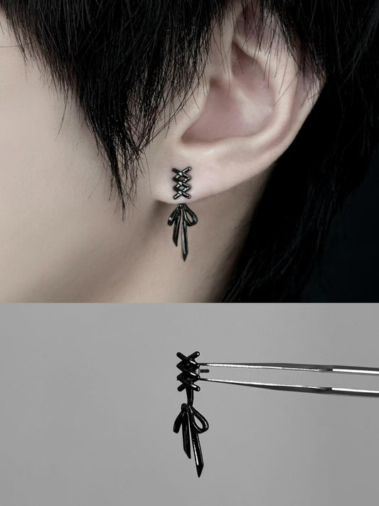 Lace Drop Helix Earrings