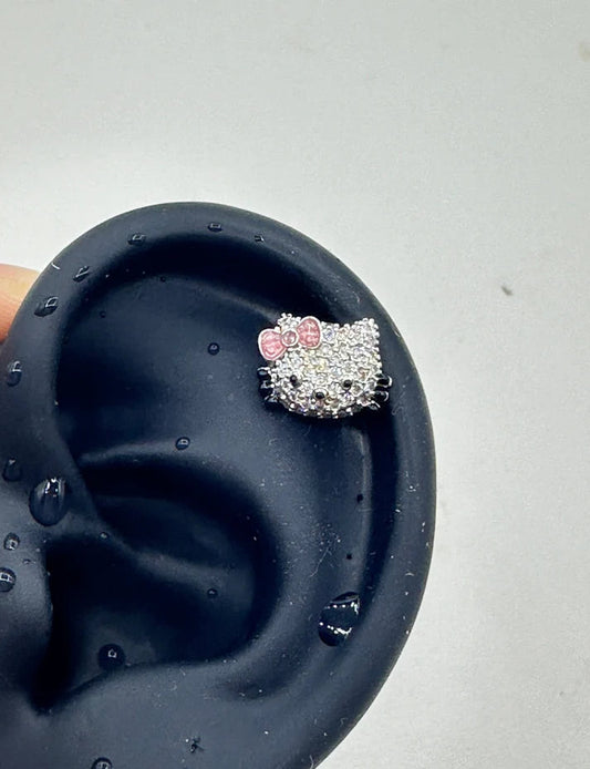 Kitty Glint Helix Earrings