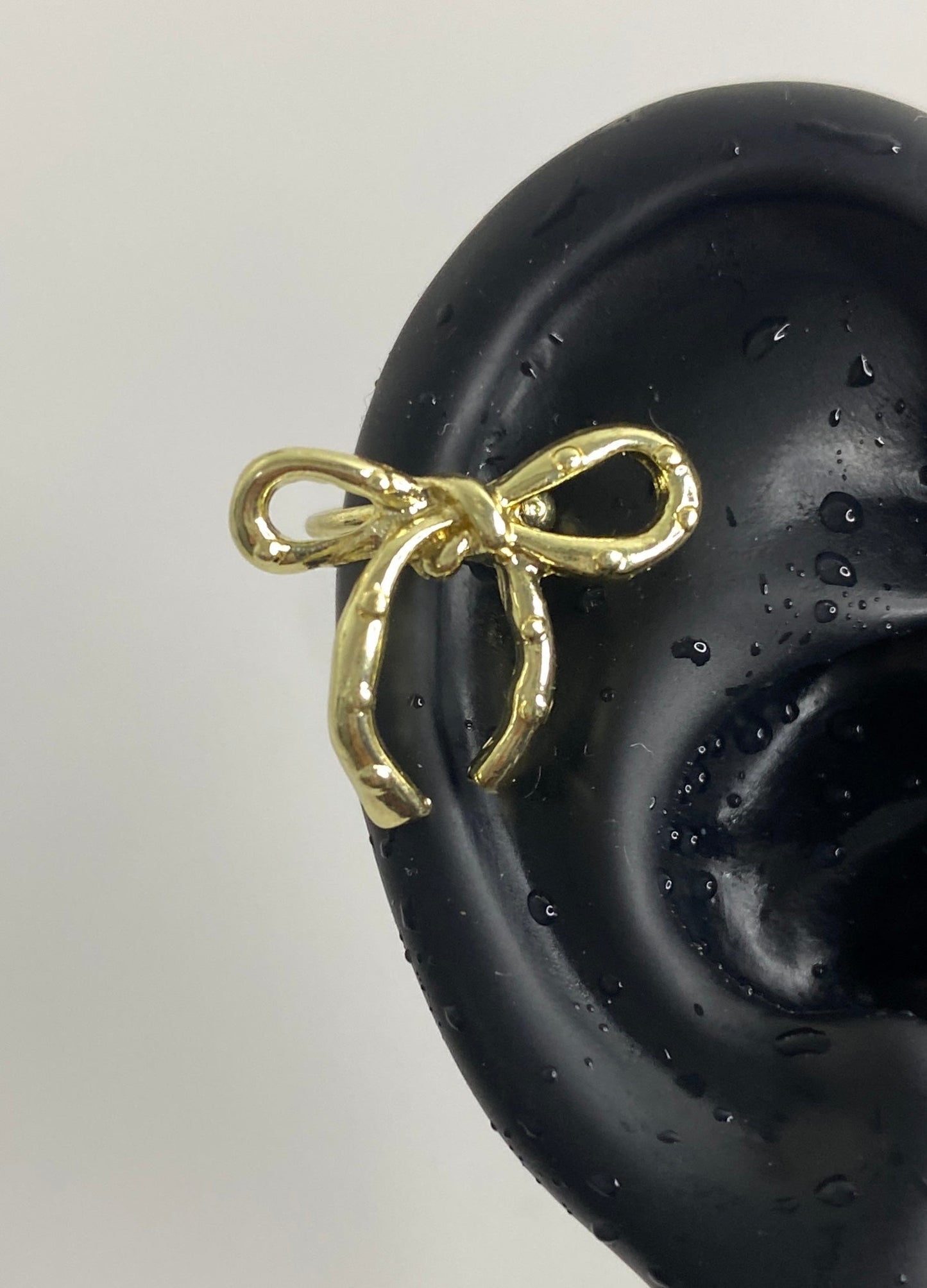 Fleur Knot Gold Helix Earrings