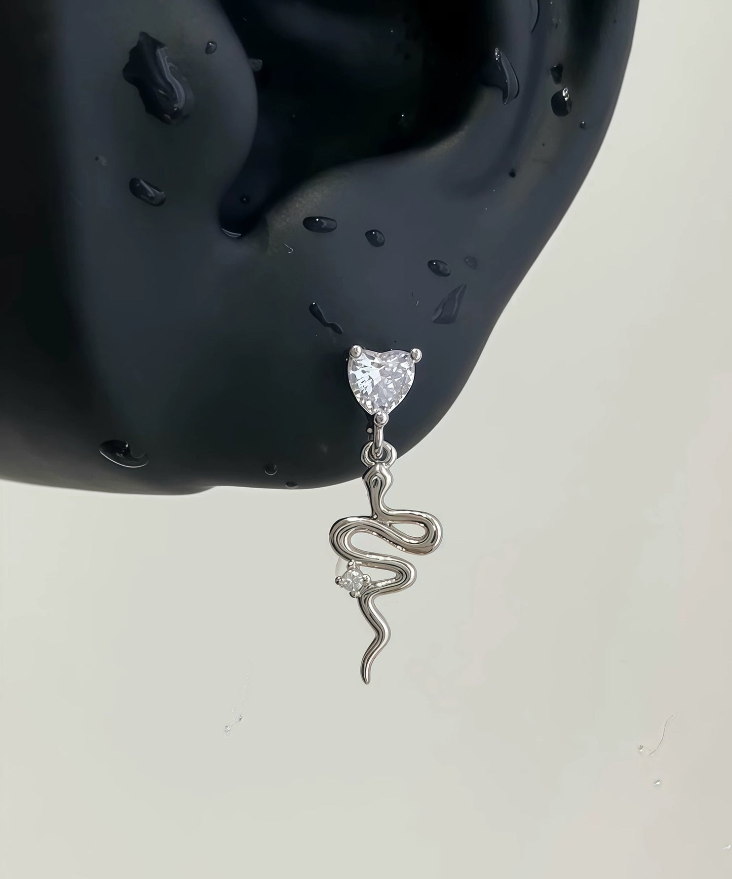 Viper Heart Helix Earrings