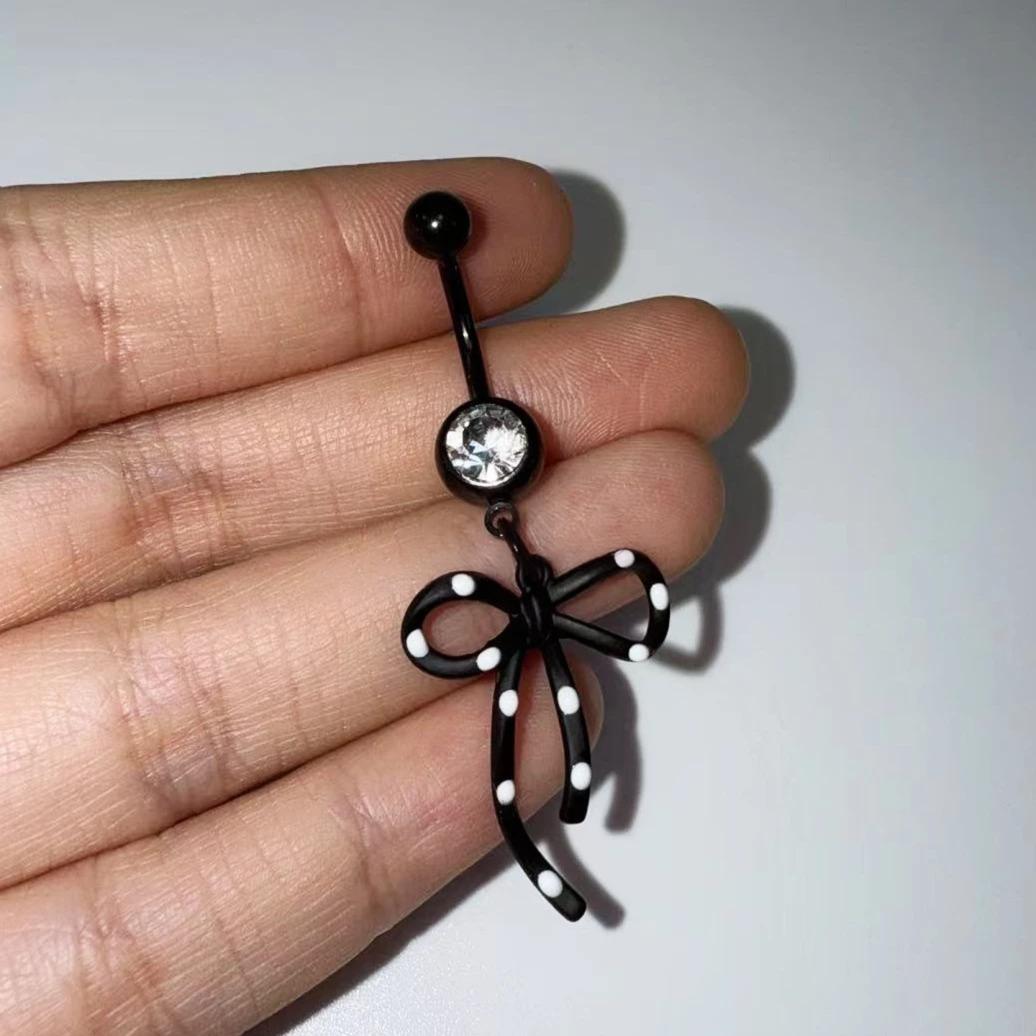 Polka Bow Belly Bar