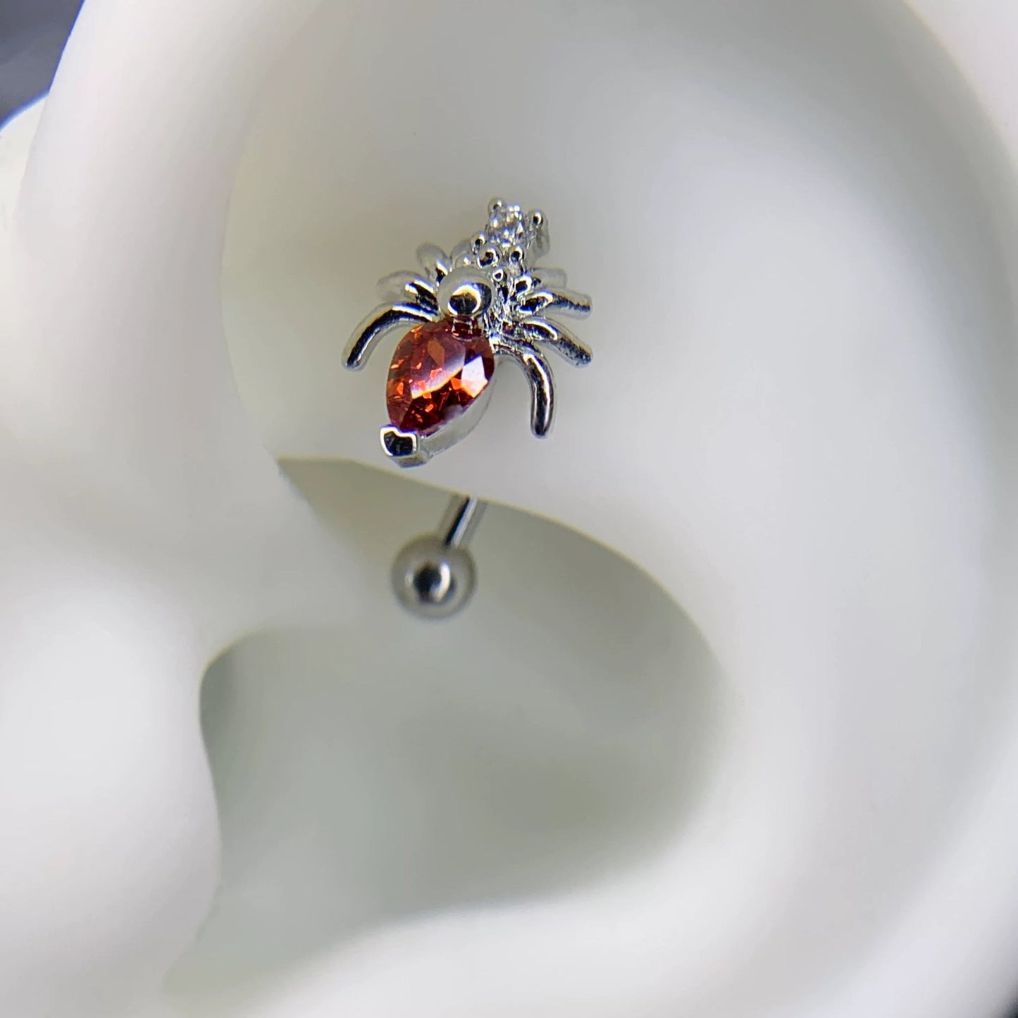 Ruby Web Rook / Daith Earrings
