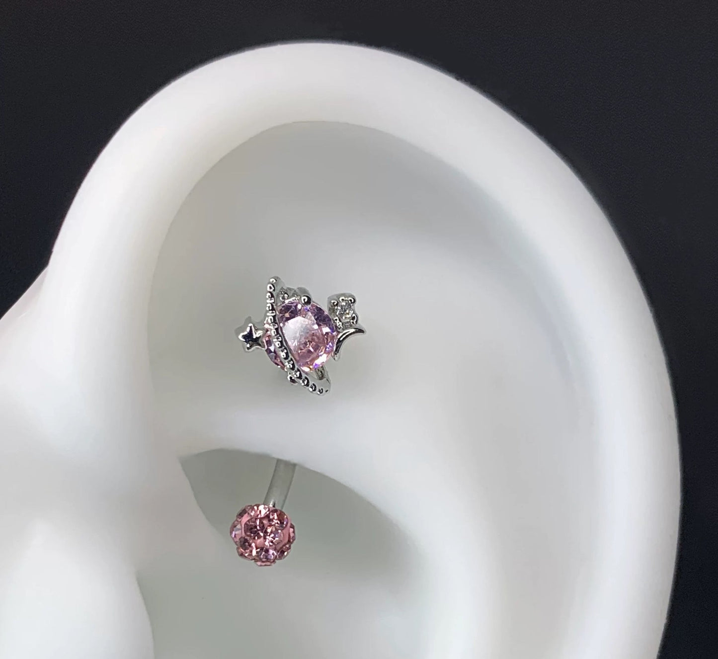Celestial Planet Rook / Daith Earrings