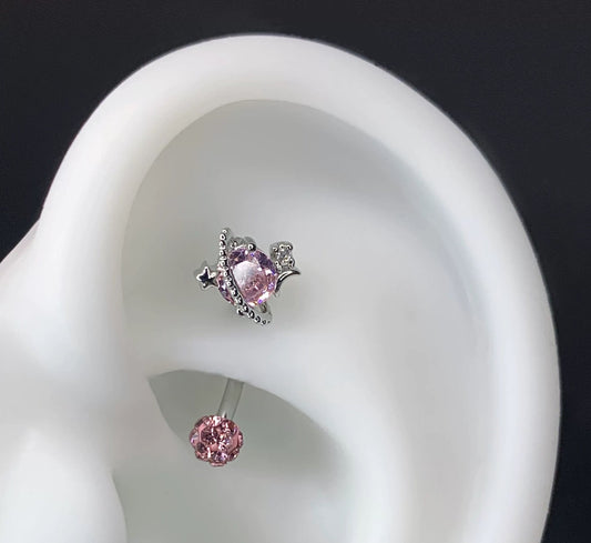 Celestial Planet Rook / Daith Earrings