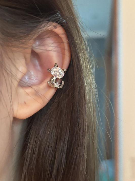 Catcon Cuff Conch Earrings