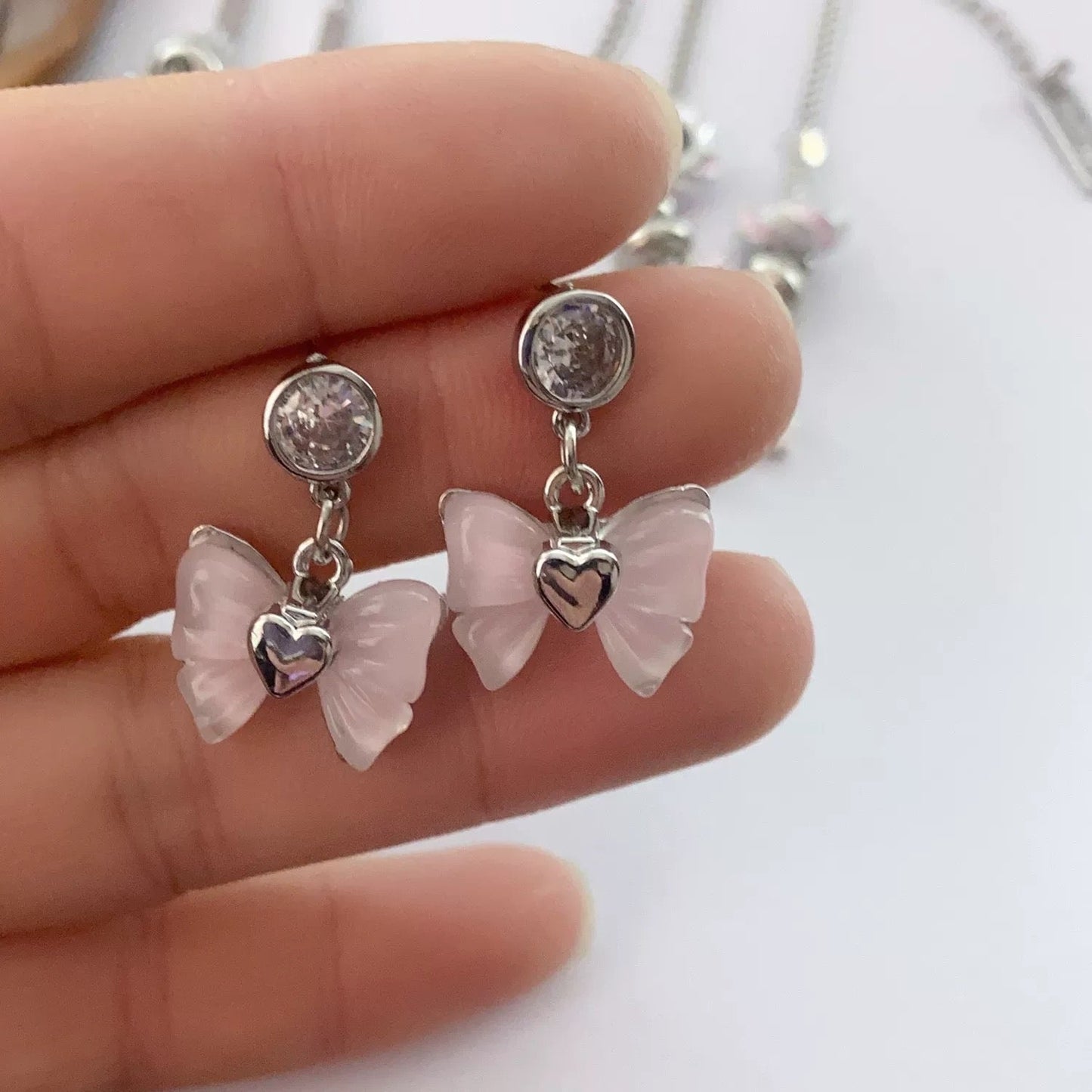 Sweetheart Bows Earrings