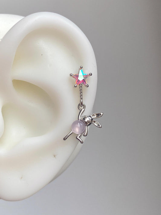 Starglide Bunny Helix Earrings