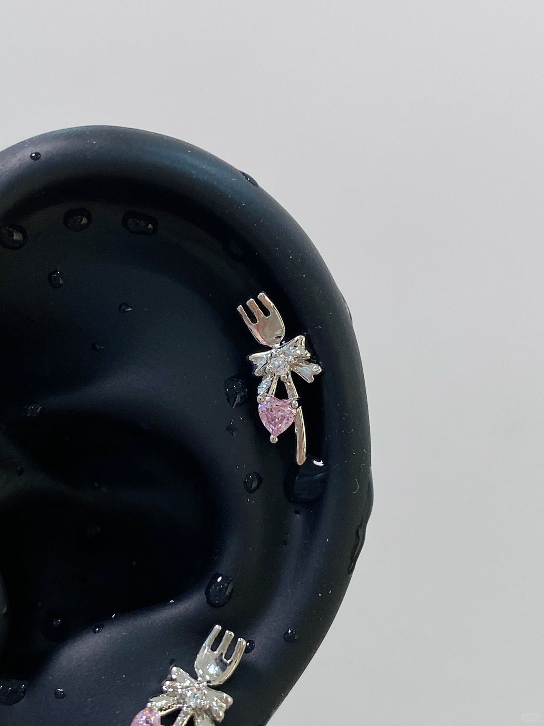 Bowed Bite Helix Earrings