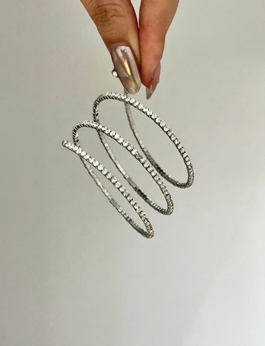 Spiral Tennis Bracelet